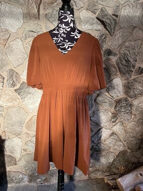 NWT Outfeel Brown Dress XL